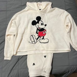 Mickey Mouse Sweatshirt and Sweatpants set.